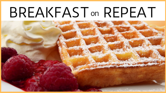breakfast waffle berries