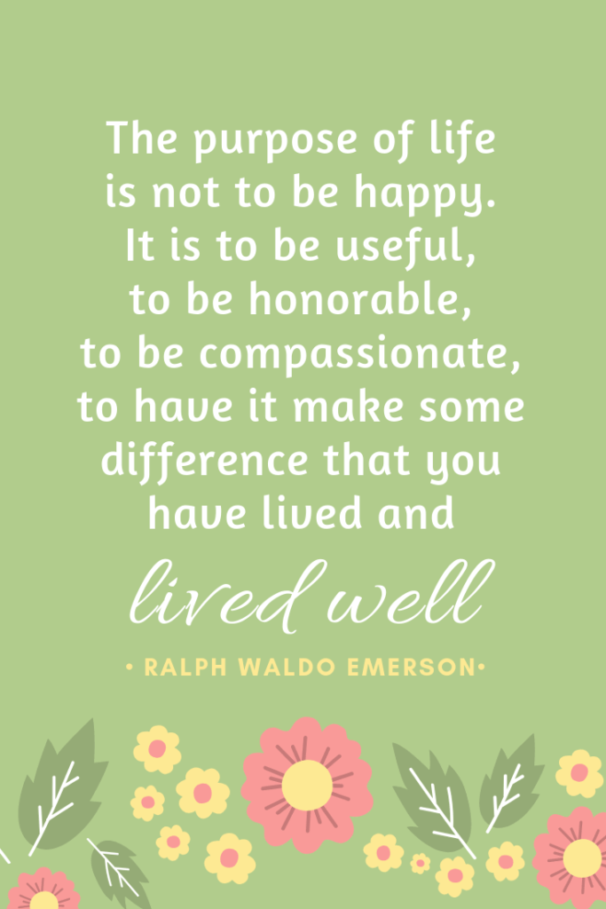 Ralph Waldo Emerson quote compassionate