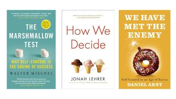 Book covers related to self-control