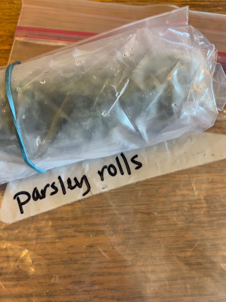 parsley rolls