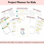 Project planner pack for kids