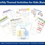 Monthly themed printable activities