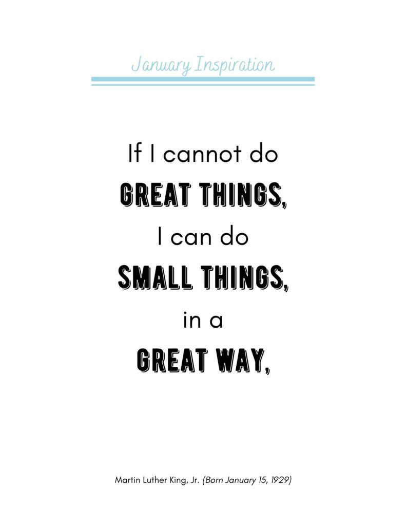 If I cannot do great things