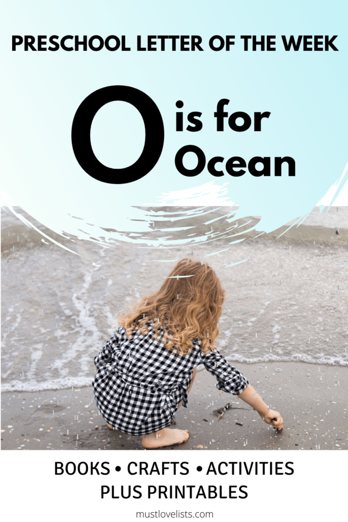 Preschool letter of the week: O is for Ocean