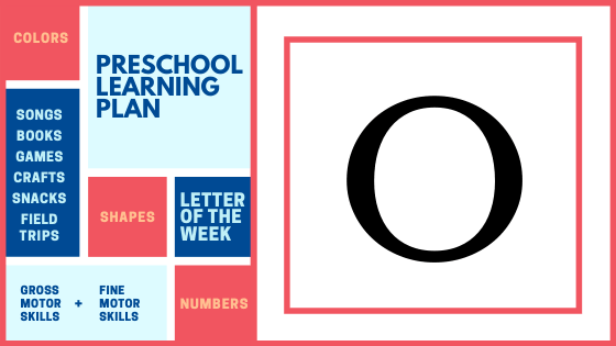 Preschool letter of the week O is for Ocean.