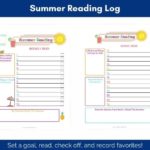 Summer reading log
