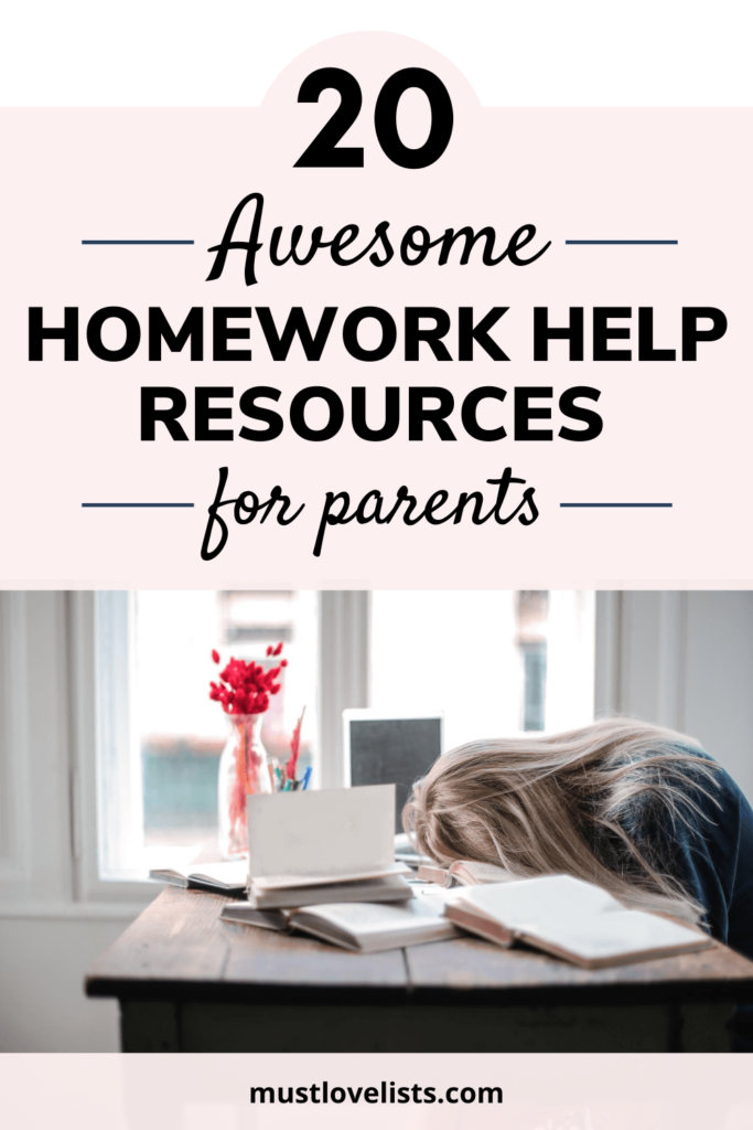 Girl at desk: homework help for parents
