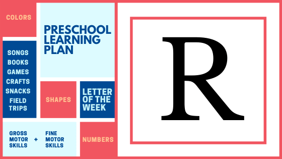 Preschool letter of the week R
