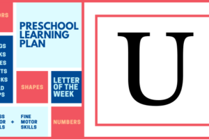 Letter U preschool