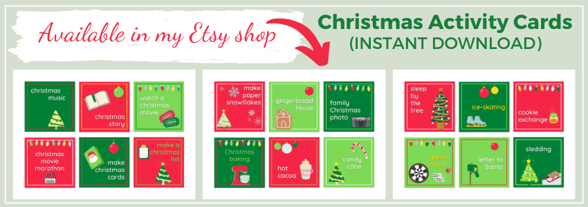 Christmas activity cards