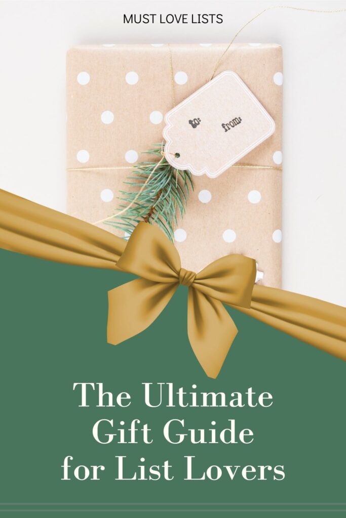 gift guide for list lovers