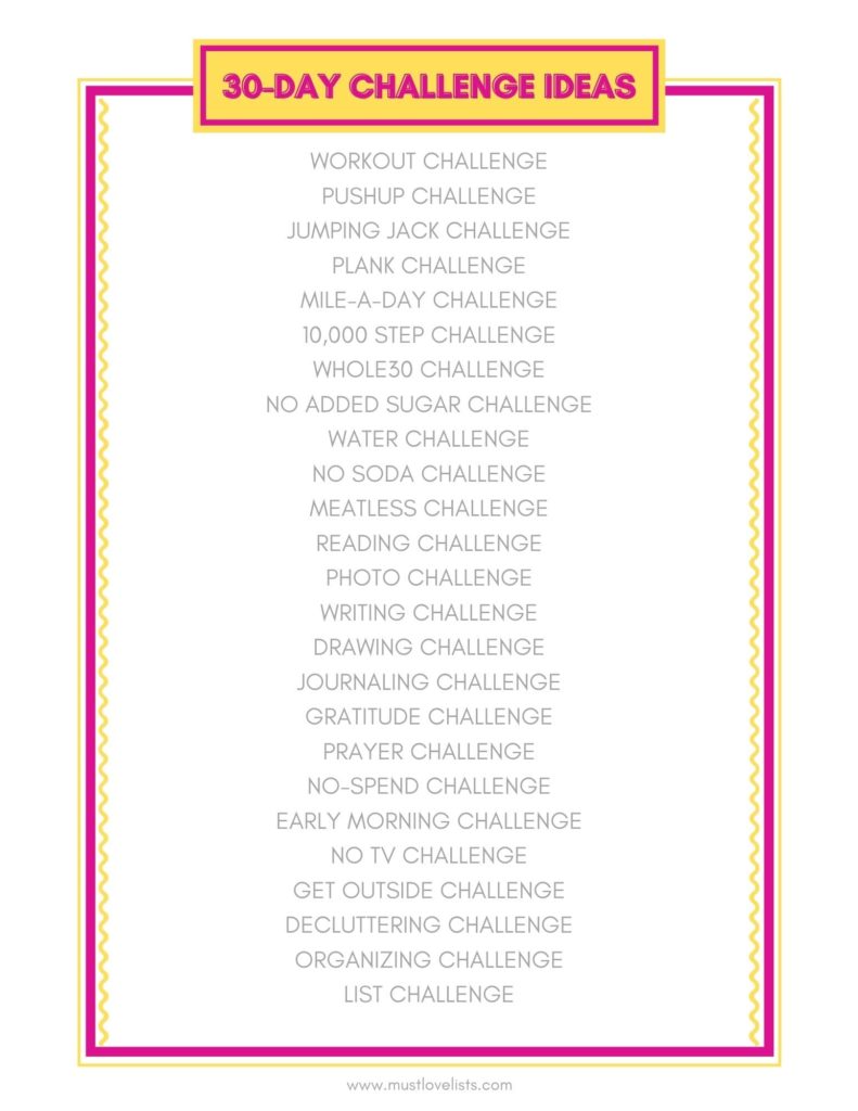 30 day jumping jack challenge chart