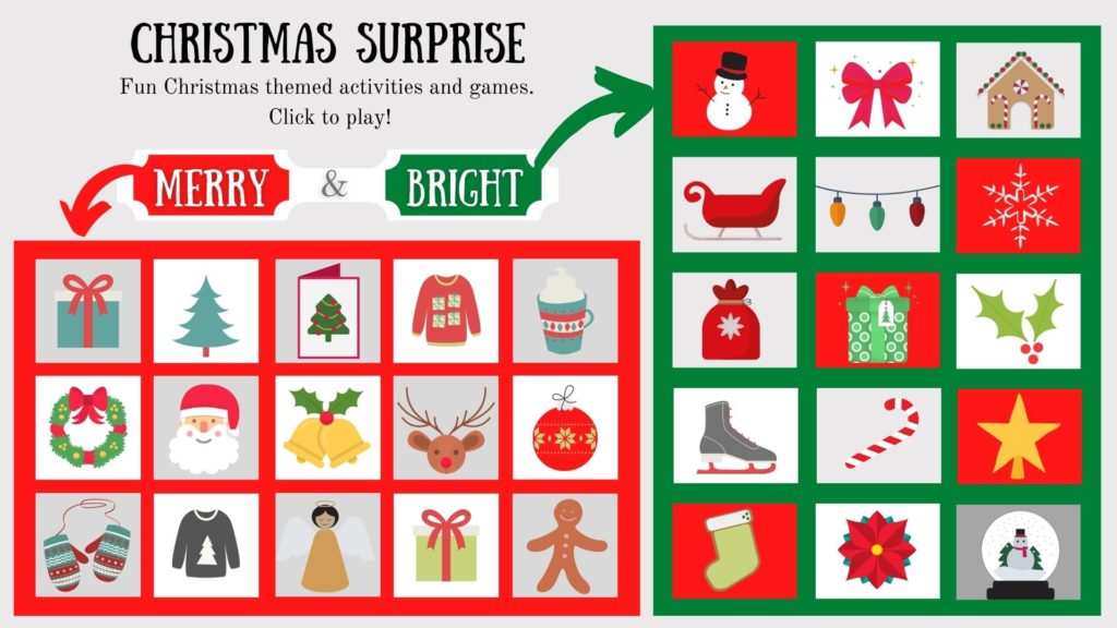 Christmas Websites &amp; Online Games for Learning - Must Love Lists