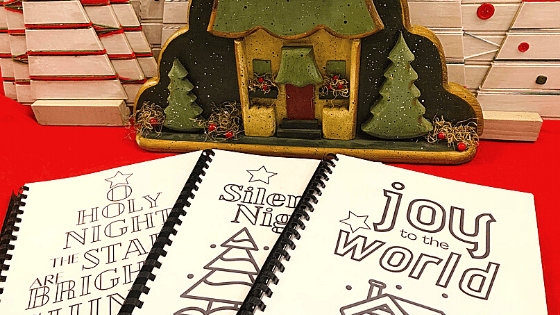 Christmas homeschool workbooks