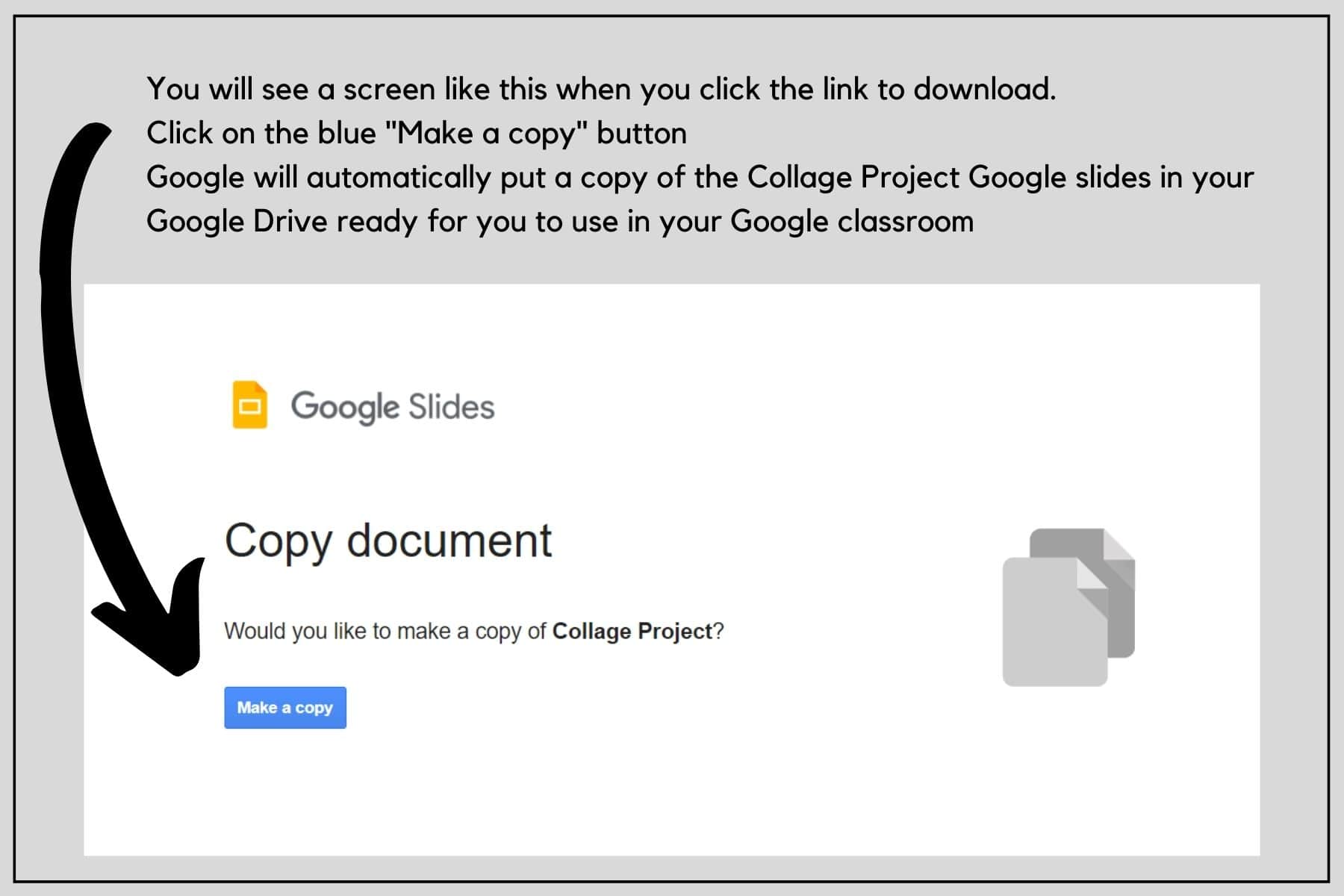 Student Collage Assignment with Google Slides Must Love Lists