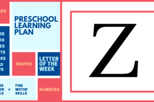 Z is for Zoo preschool theme