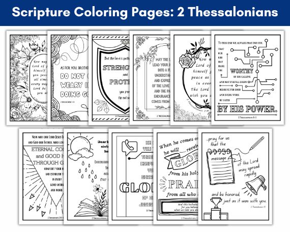 2 Thessalonians coloring pages