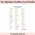 list of 100 healthy foods