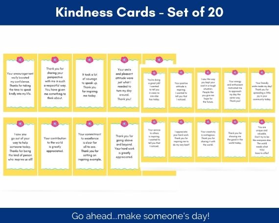 Kindness cards