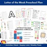 Letter of the week preschool plan
