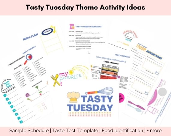 Tasty Tuesday Theme Activity Pack