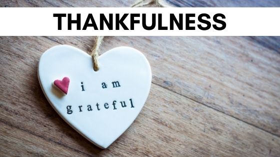 November word of the month: thankfulness