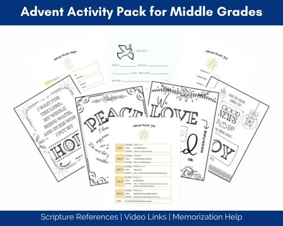 Advent lesson plan for middle school