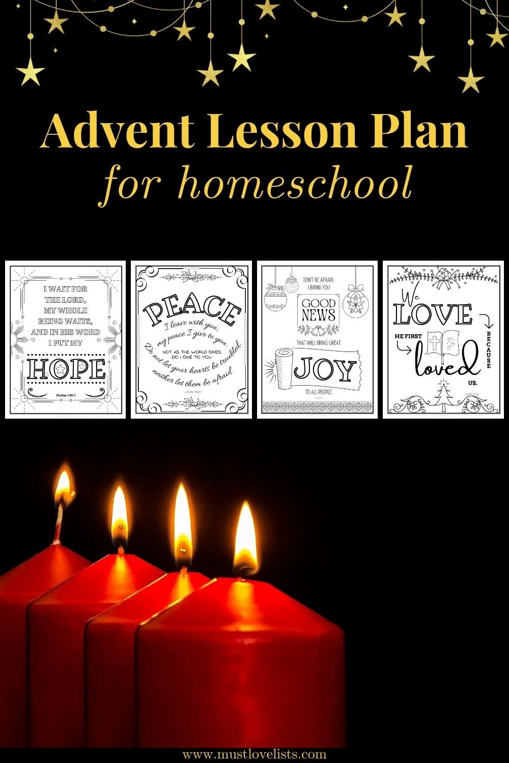 ScriptureFocused Advent Lesson Plan Must Love Lists