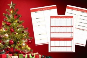 Google sheets Christmas planner