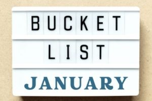 January bucket list