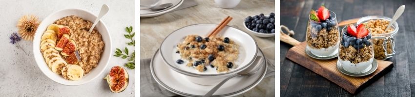 Cereal and grain breakfast ideas