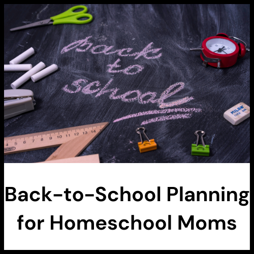 back to school planning