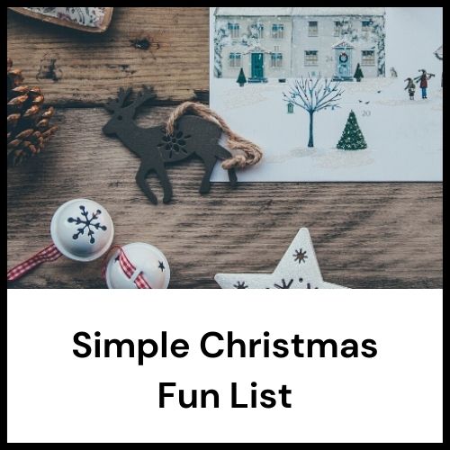 simple Christmas fun list