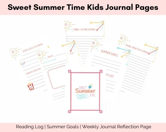 kids summer journal