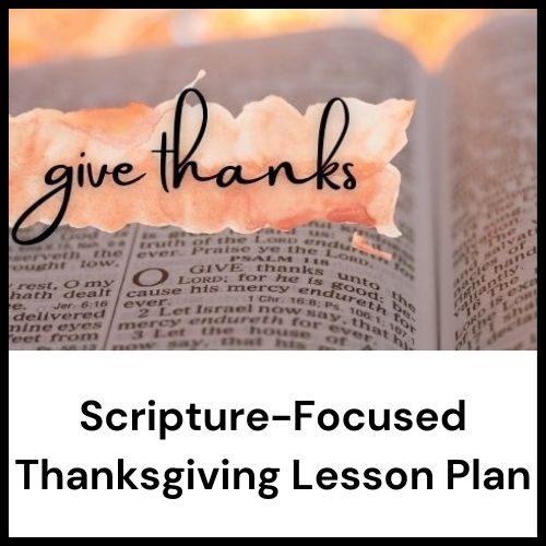 thanksgiving lesson plan