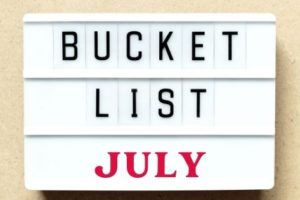 July bucket list ideas