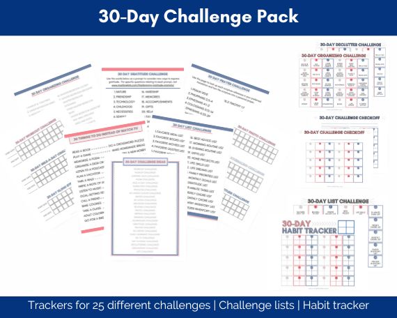 30 day challenge pack
