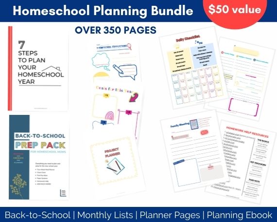 homeschool planning printables