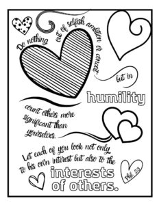 Scripture Coloring Pages: Philippians - Must Love Lists