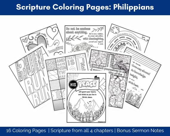 Philippians coloring pages