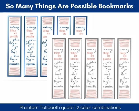Phantom Tollbooth bookmark