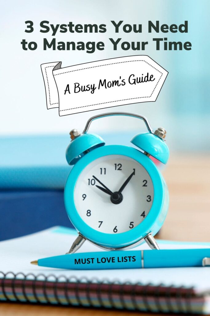 time management for busy moms