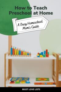 homeschool mom's guide to preschool