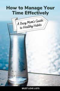 busy mom's guide to healthy habits