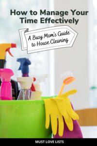 busy mom's guide to house cleaning