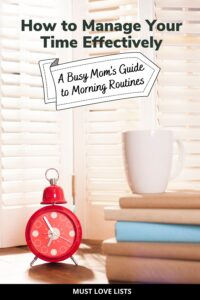 busy mom's guide to morning routines