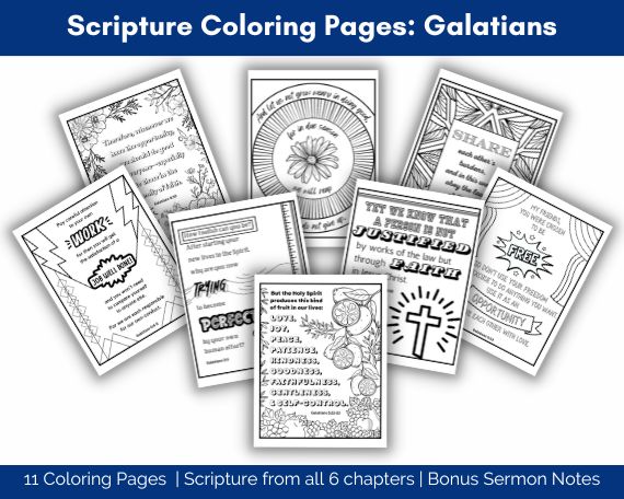 Galatians coloring pages