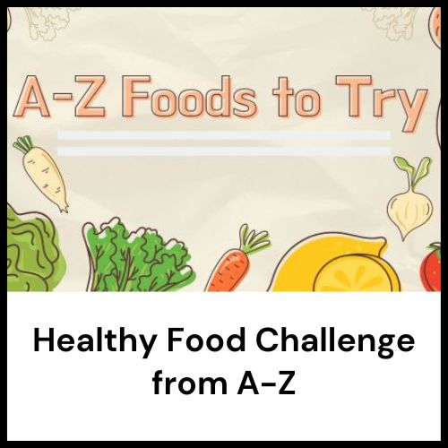 A-Z healthy food challenge for kids