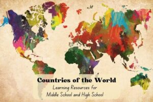 countries of the world learning resources for middle and high school