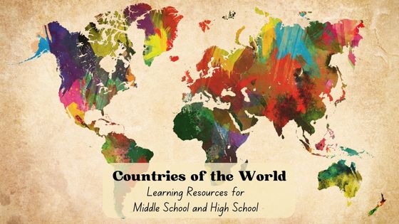 countries of the world learning resources for middle and high school